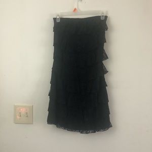 Black Lace Gothic Skirt